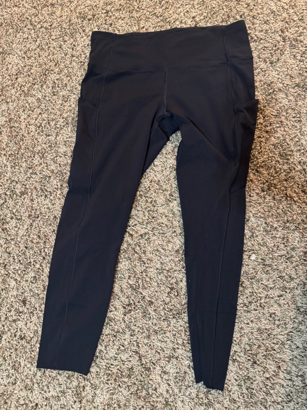 lululemon athletica Black Performance Leggings Wunder Train with pockets